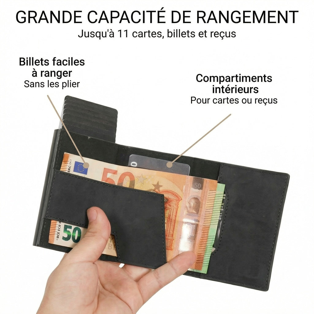 Portefeuille Duvaral — Fin, Élégant et Sécurisé